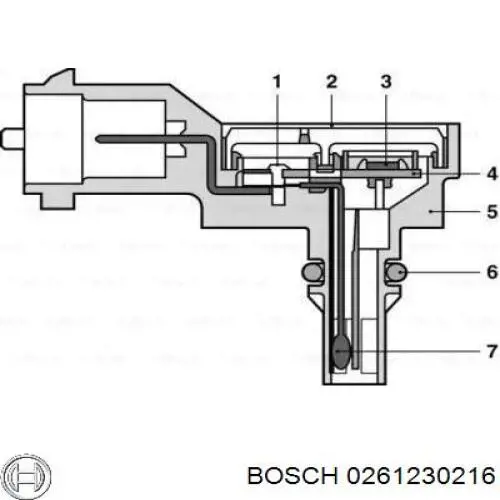 0261230216 Bosch датчик давления во впускном коллекторе, map