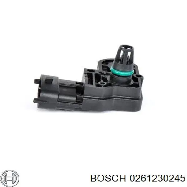 Датчик тиску у впускному колекторі, MAP 0261230245 Bosch