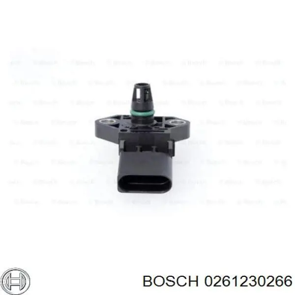 Sensor de presion de carga (inyeccion de aire turbina) 0261230266 Bosch