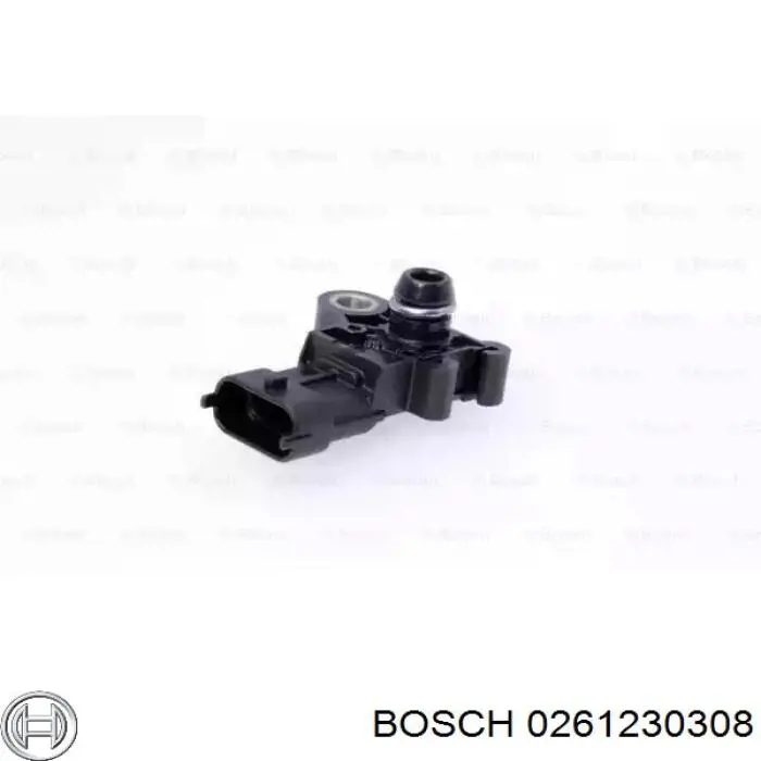 0 261 230 308 Bosch sensor de pressão no coletor de admissão, map