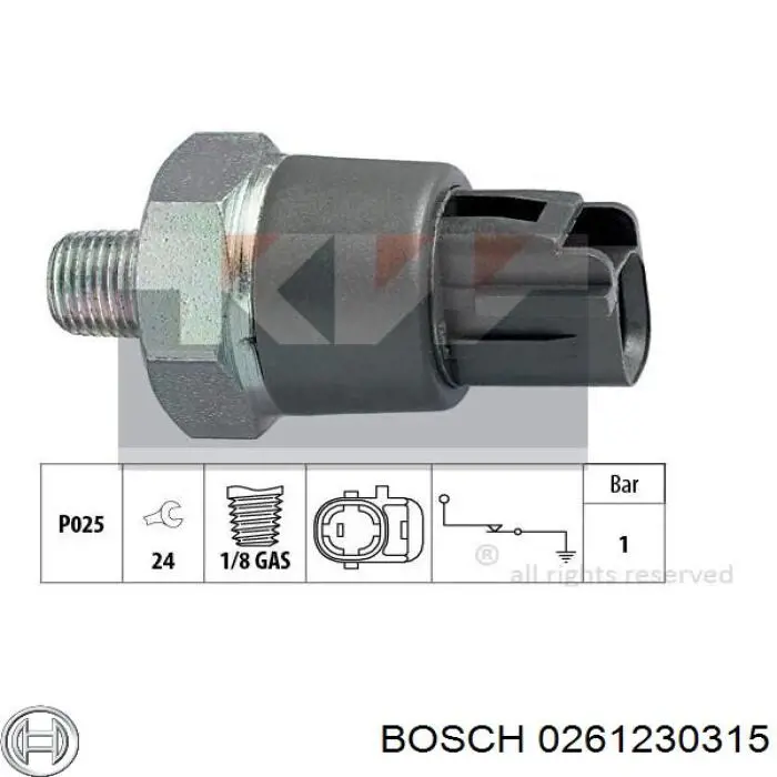 Датчик абсолютного давления 15203 FAE