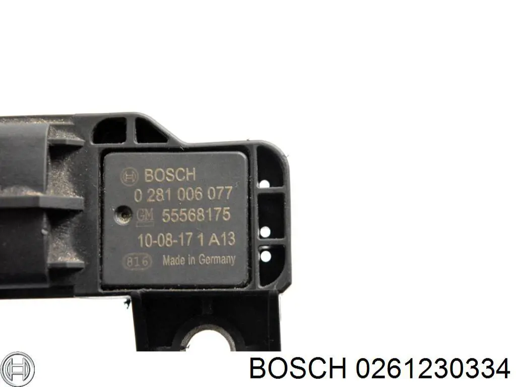 0261230334 Bosch датчик давления во впускном коллекторе, map
