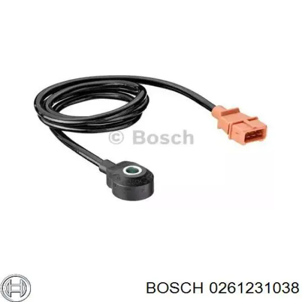 Sensor de detonaciones 0261231038 Bosch