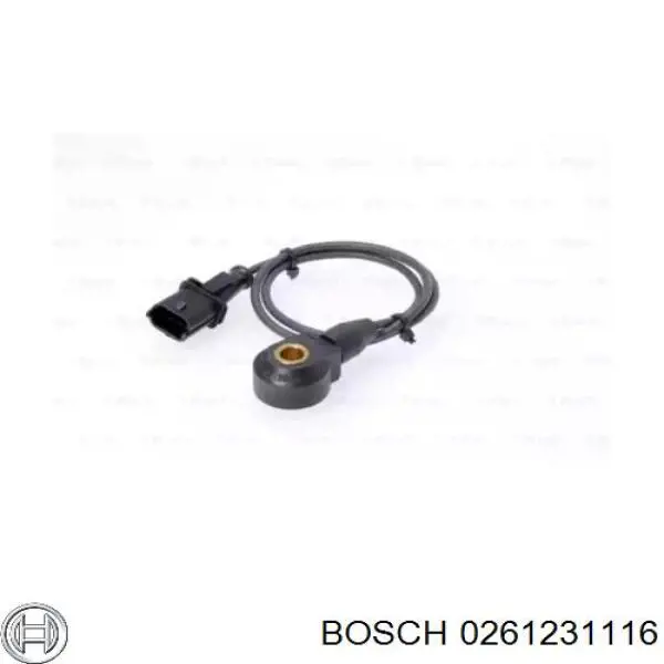 0261231116 Bosch датчик детонации