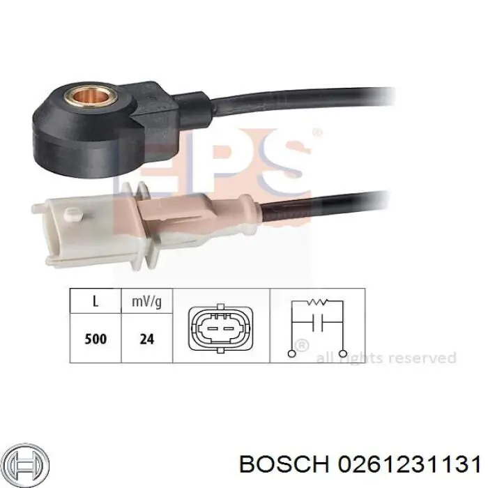 0261231131 Bosch Датчик самовоспламенения
