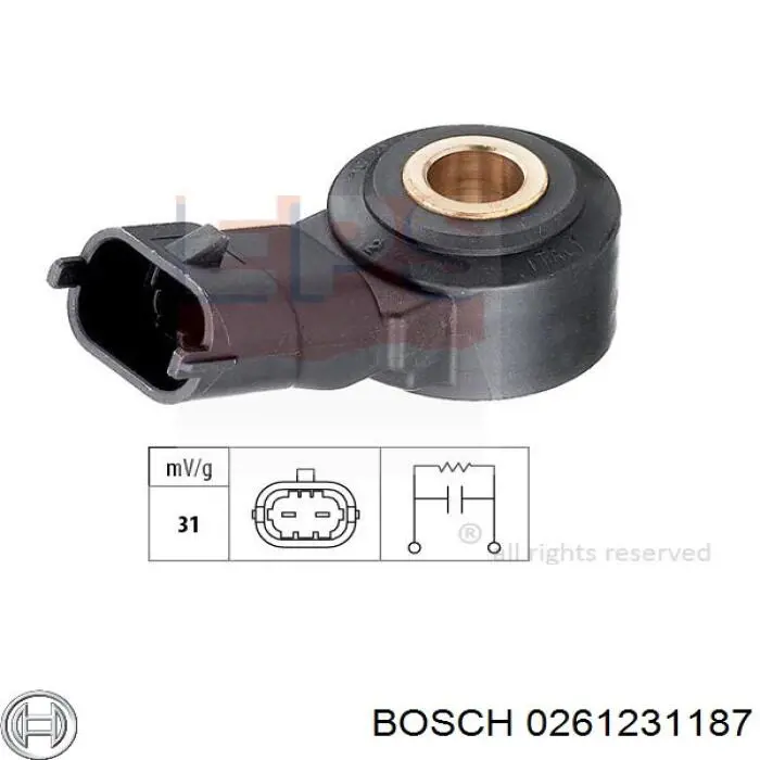 0261231187 Bosch Датчик самовоспламенения