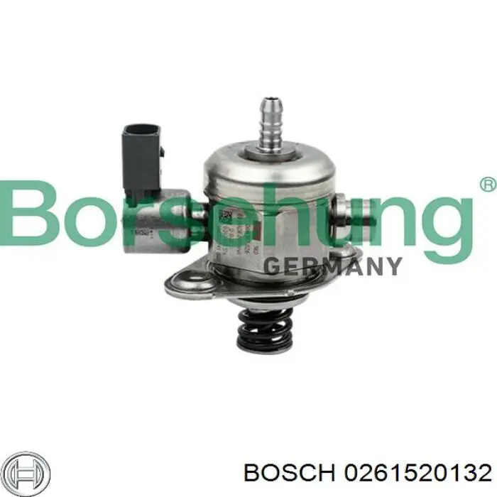 Bomba de alta presión 0261520132 Bosch