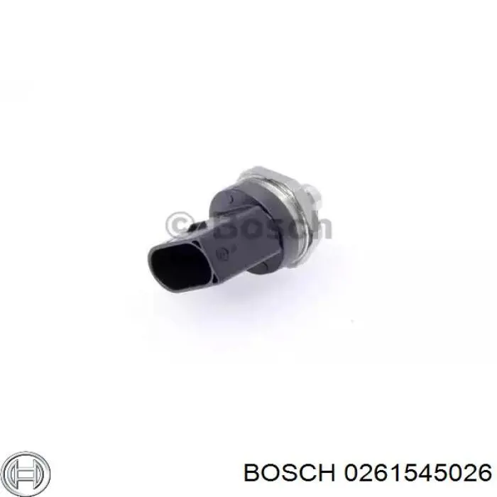 0 261 545 026 Bosch sensor de pressão de combustível