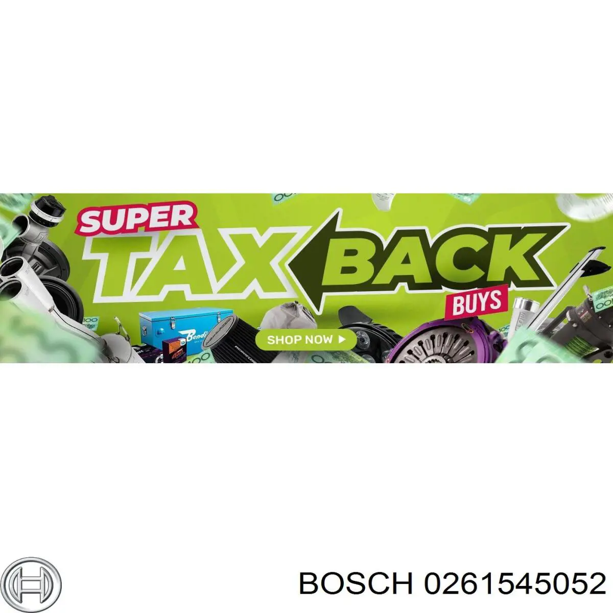 Датчик давления топлива 0261545052 Bosch