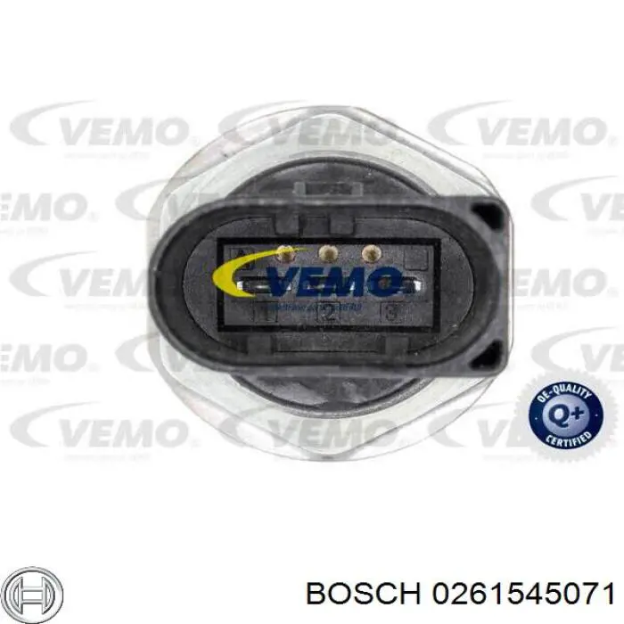 Купить 0261545071 Bosch Датчик давления топлива