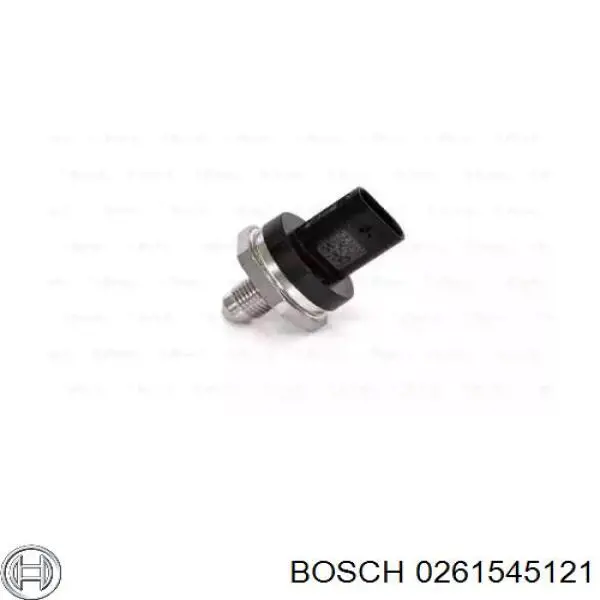 Купить 0261545121 Bosch Датчик давления топлива