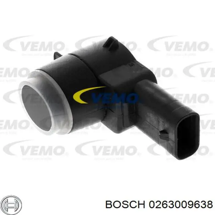 Датчик сигнализации парковки (парктроник) передний боковой Bosch 0263009638 цена, от 20.36 USD