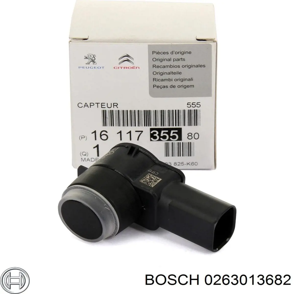 Датчик сигнализации парковки (парктроник) задний Bosch 0263013682