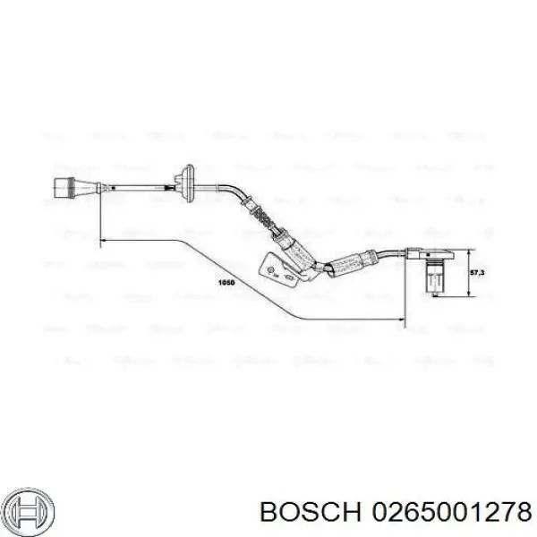 Стойка переднего стабилизатора 0265001278 Bosch