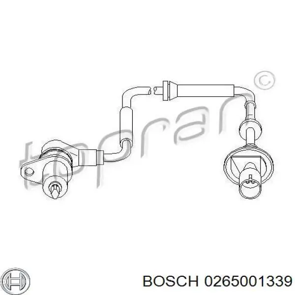0265001339 Bosch Датчик АБС