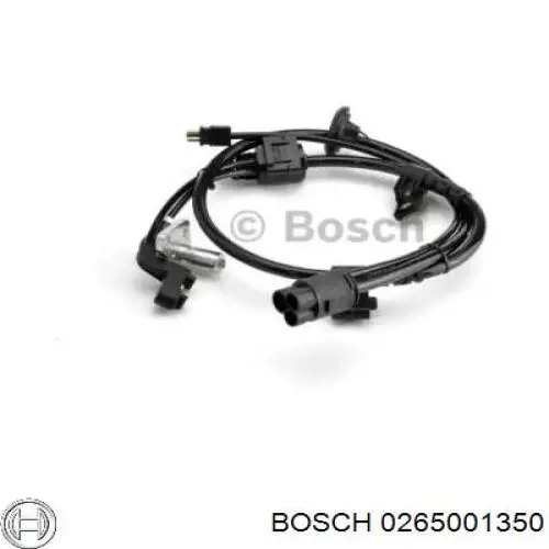0265001350 Bosch датчик износа тормозных колодок передний правый