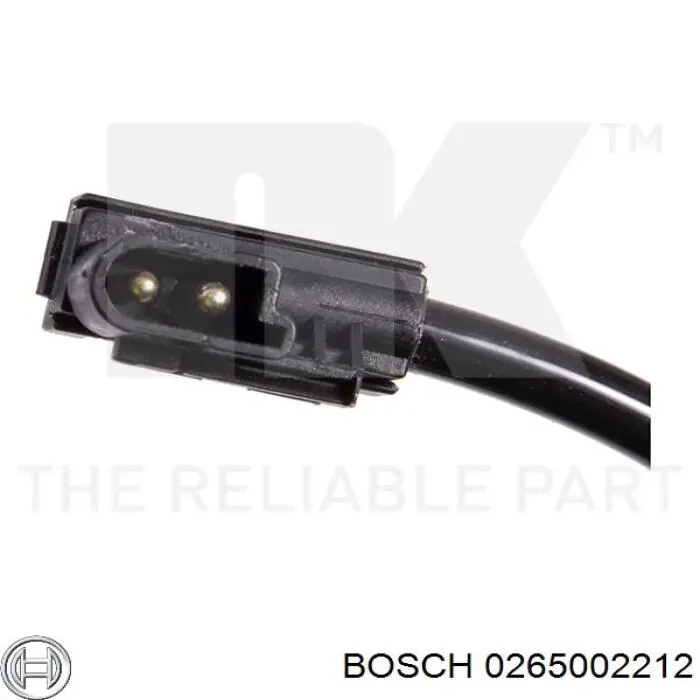 0265002212 Bosch sensor abs traseiro