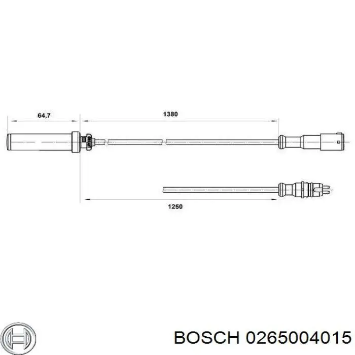 Датчик АБС (ABS) задний левый 0025422918 Mercedes