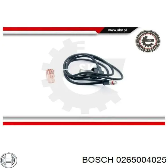 0265004025 Bosch Датчик АБС