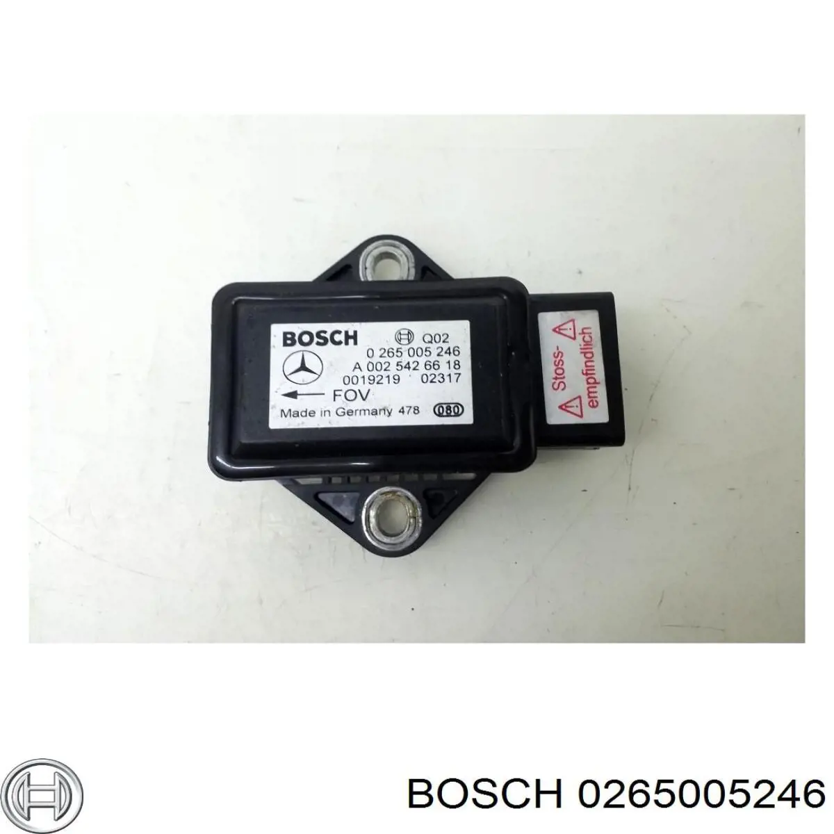 0265005246 Bosch sensor de aceleração transversal (esp)