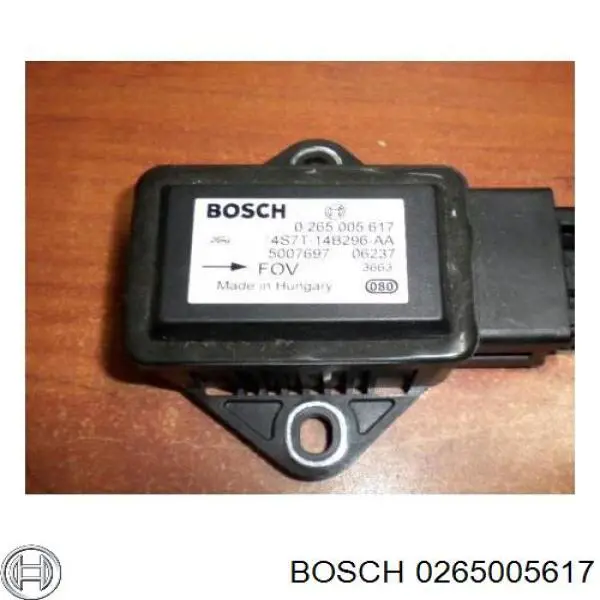 0265005639 Bosch sensor de aceleração transversal (esp)