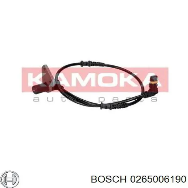 Купить 0265006190 Bosch Датчик ABS передний левый
