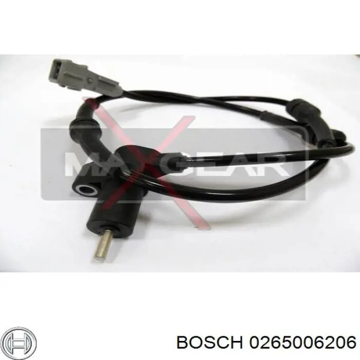 Купить 0265006206 Bosch Датчик АБС задний