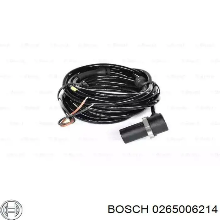 Sensor ABS delantero 0265006214 Bosch