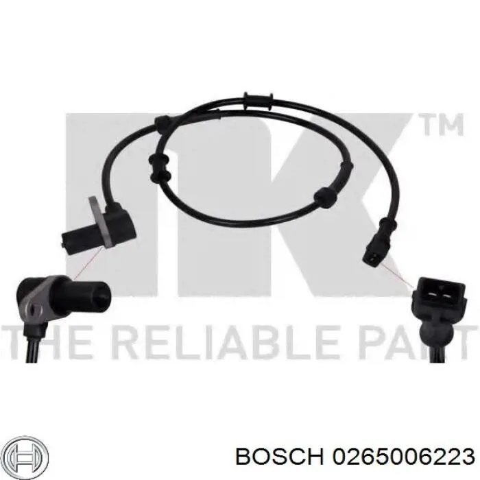 Датчик АБС (ABS) передний, правый Bosch 0265006223 цена, от 20.98 USD