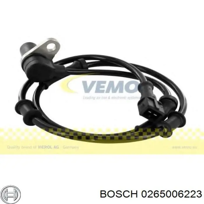 Купить 0265006223 Bosch Датчик антиблокировочной системы торможения