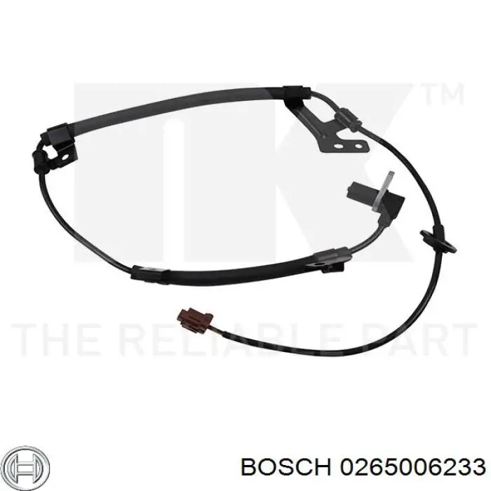 Купить 0265006233 Bosch Датчик ABS передний левый