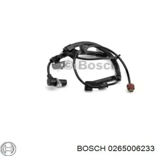 Sensor ABS delantero izquierdo 0265006233 Bosch