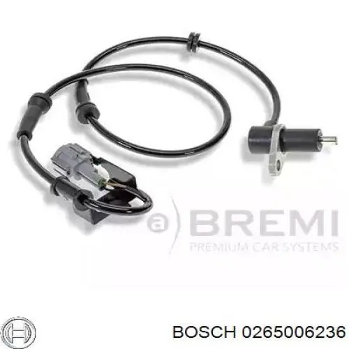 0265006236 Bosch датчик абс (abs задний правый)