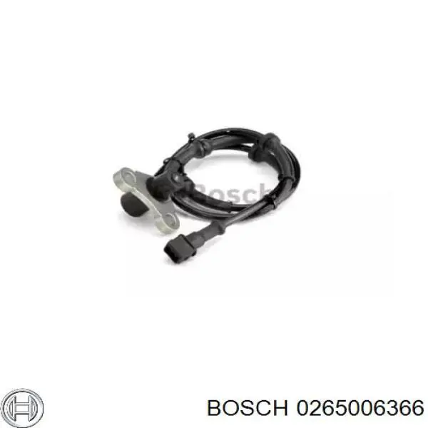 0265006366 Bosch датчик абс (abs задний)