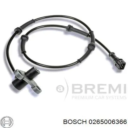 Датчик АБС (ABS) задний Bosch 0265006366 цена, от 12.67 USD
