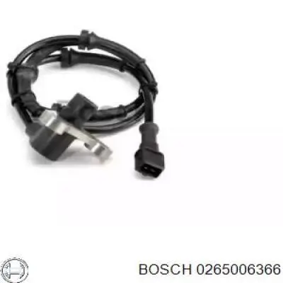 Sensor ABS trasero 0265006366 Bosch