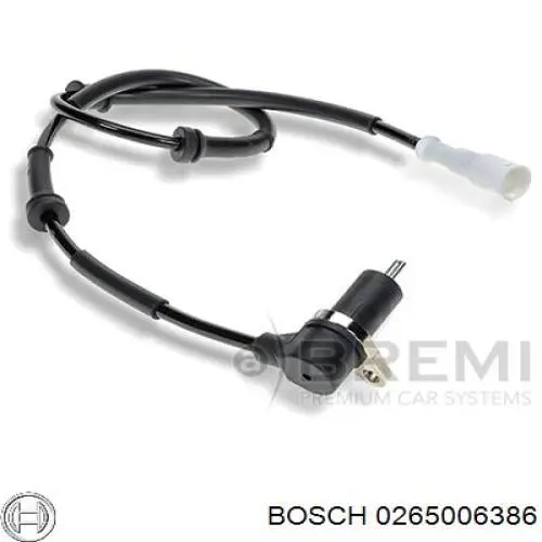 0265006386 Bosch датчик абс (abs задний левый)