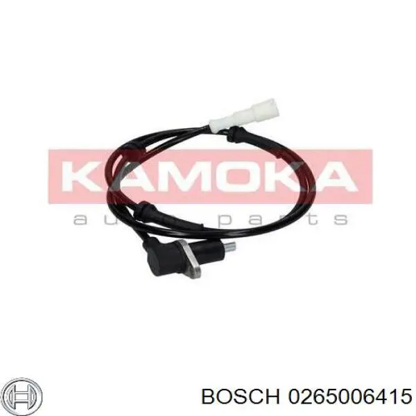 Sensor ABS trasero 0265006415 Bosch