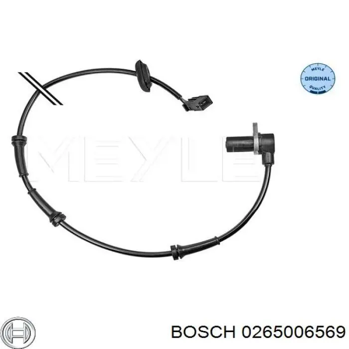 Купить 0265006569 Bosch Датчик АБС задний