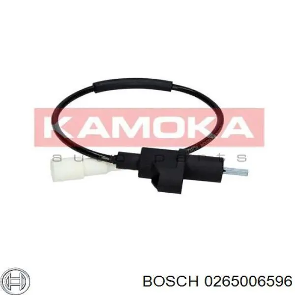 Sensor ABS trasero derecho 0265006596 Bosch