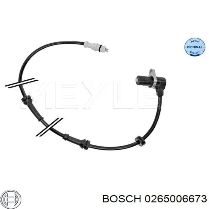 Передний датчик АБС Bosch 0265006673 цена, от 26.81 USD