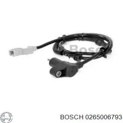 0265006793 Bosch датчик абс (abs задний)