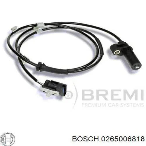 0265006818 Bosch Задний левый датчик АБС