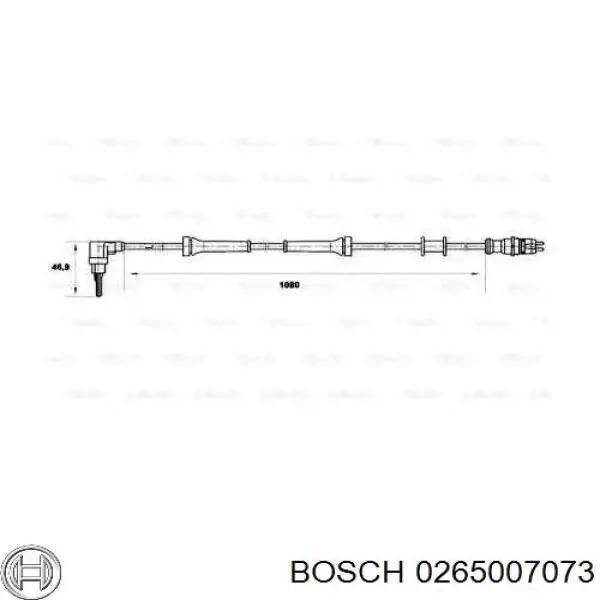 Датчик ABS передний Bosch 0265007073