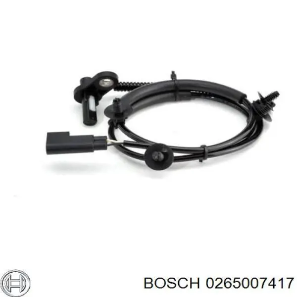 Купить 0265007417 Bosch Датчик АБС задний левый