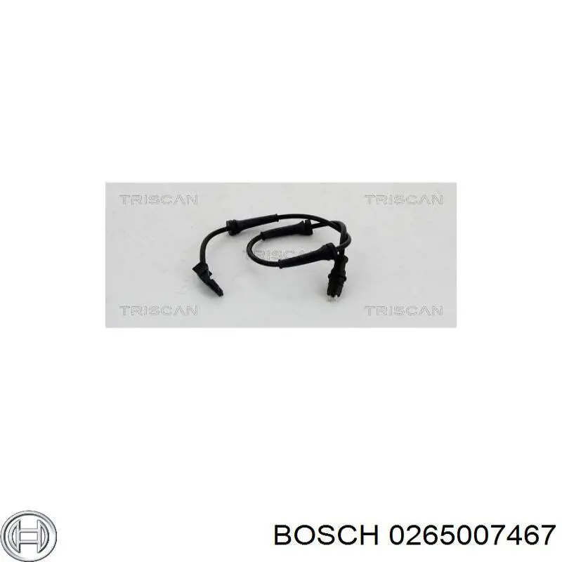 0265007467 Bosch Датчик АБС