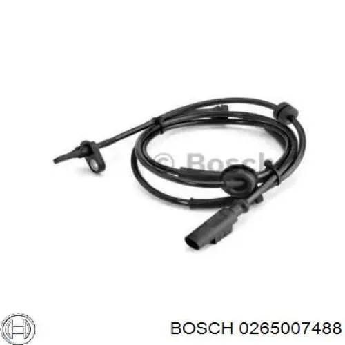 0265007488 Bosch датчик абс (abs задний)