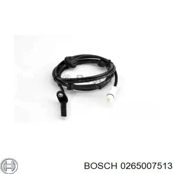 Sensor ABS trasero derecho 0265007513 Bosch