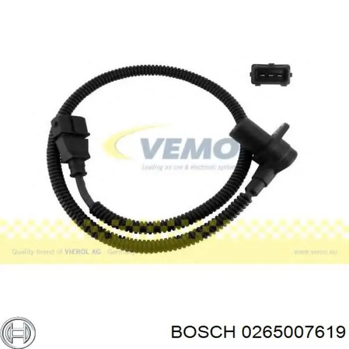 Датчик АБС (ABS) передний 0265007619 Bosch