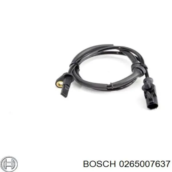 0265007637 Bosch датчик абс (abs передний)